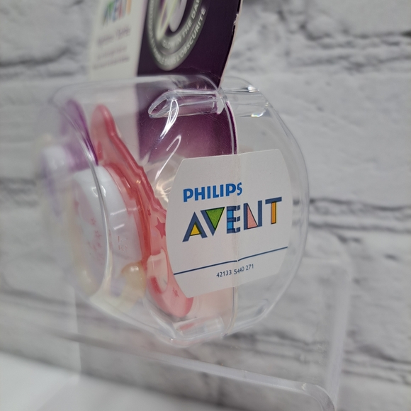 PHILIPS AVENT NIGHTTIME PACIFIERS 'STARZY' GLOW-IN-DARK SOOTHING COMFORT - Picture 9 of 15